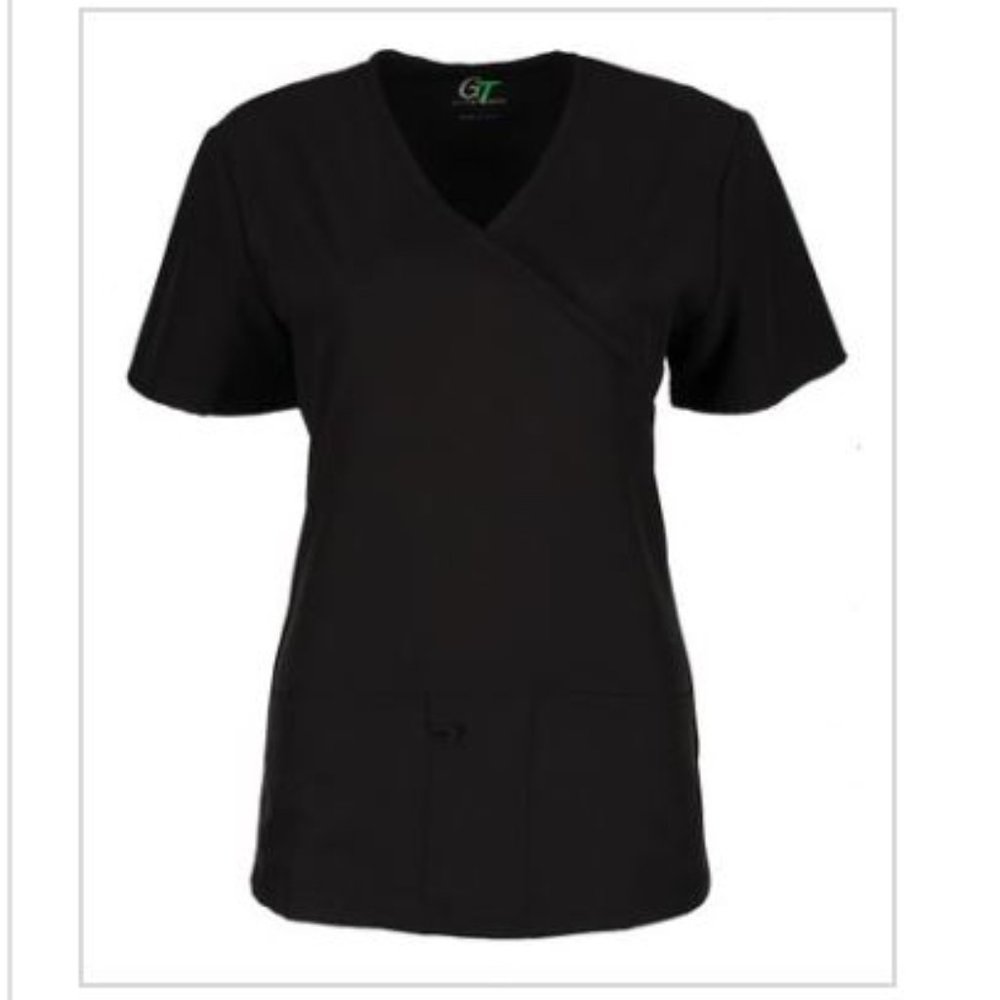 Women´s XXL Black Scrub Top